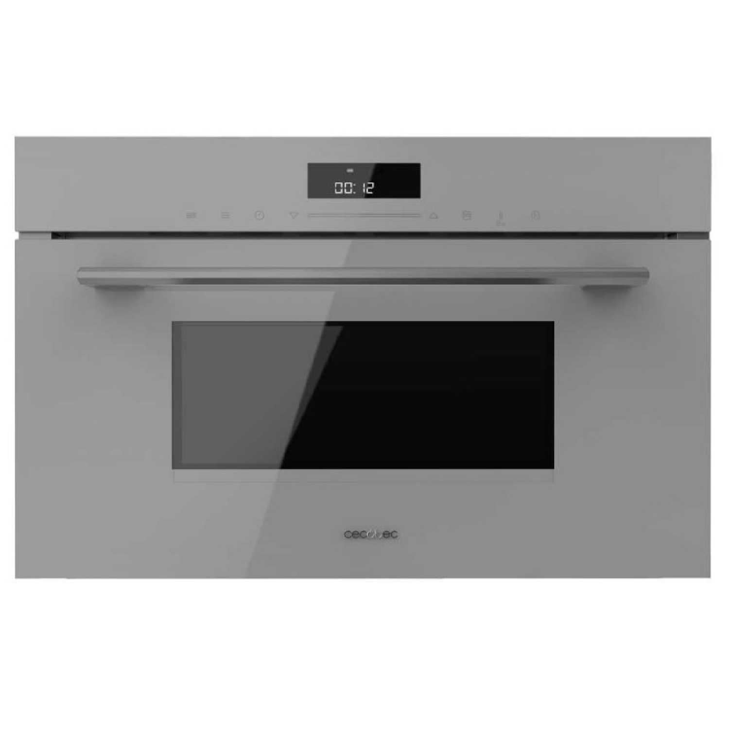 Cecotec Microondas Integrable 60cm Bolero Hexa MW703800 Glass Grey. 1450W, 34L de Capacidad, Función Microondas, Modo Grill