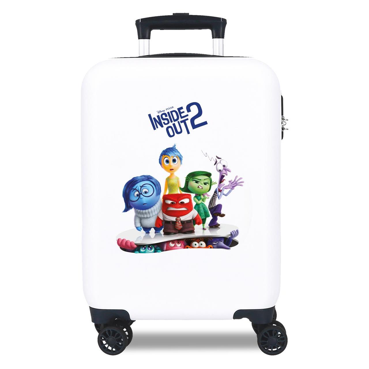 Maleta de cabina Inside out blanco 33x50x20 cm
