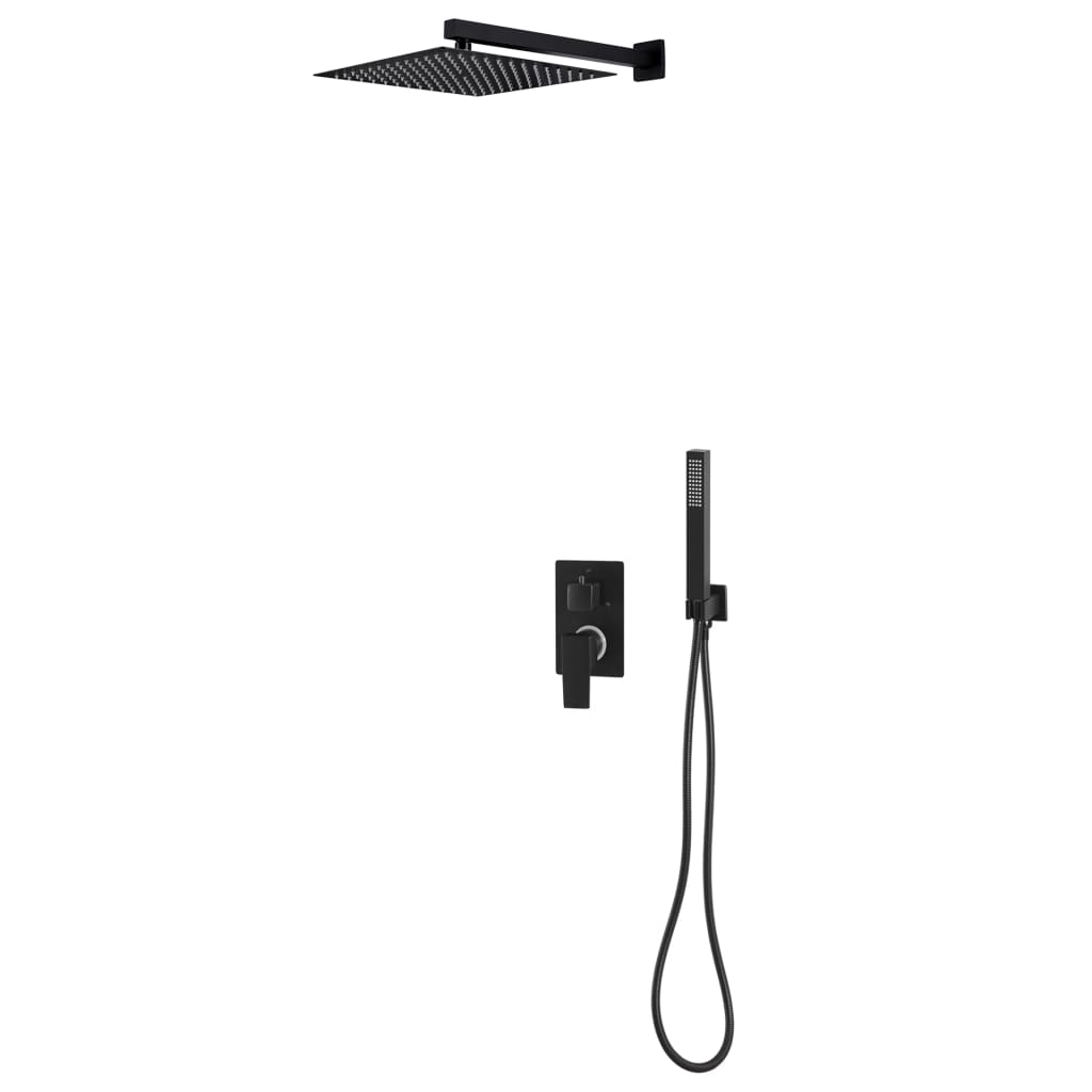vidaXL Sistema de Ducha Acero Inoxidable 201 Cuarto Baño Agua Torre Color Dorado,  Negro,  Plateado y mas
