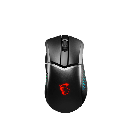 MSI | Ratón inalámbrico ligero para juegos | Ratón para juegos | GM51 | Inalámbrico | 2,4 GHz | Negro