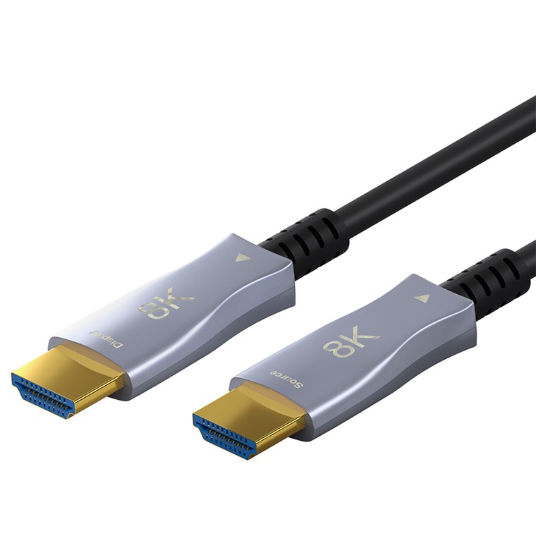 Goobay 65558 cable HDMI 10 m HDMI tipo A (Estándar) Negro, Gris