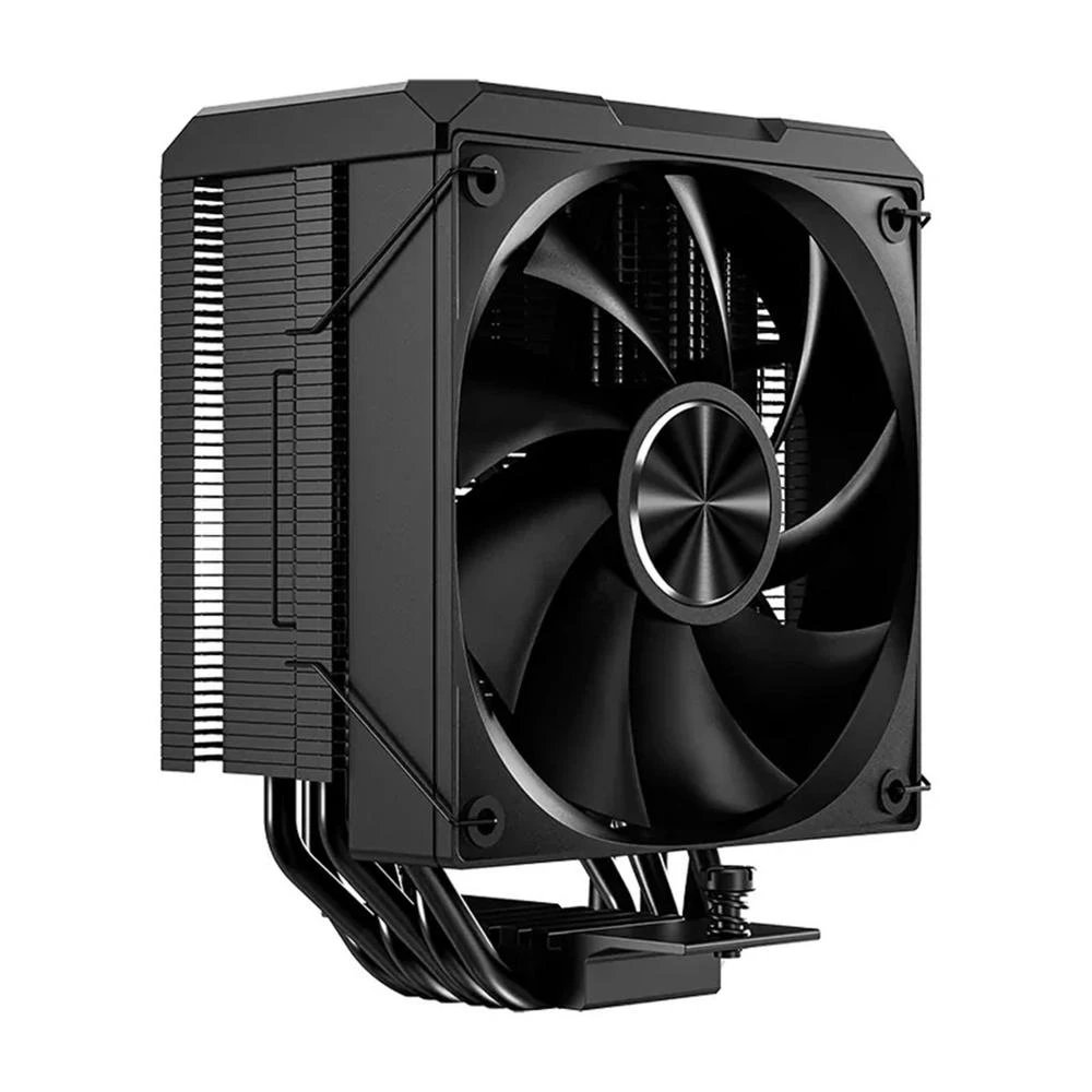 Hiditec - Refrigerador para CPU DC20 PRO PWM Black con disipador de 240 W TDP, 6 heatpipes de cobre y ventilador FDB silencioso de 31 dBA