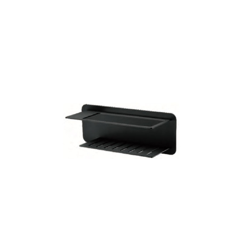 Imex Bethari ADT009/NG jabonera frontal moderna acero S304 negro mate diseño elegante
