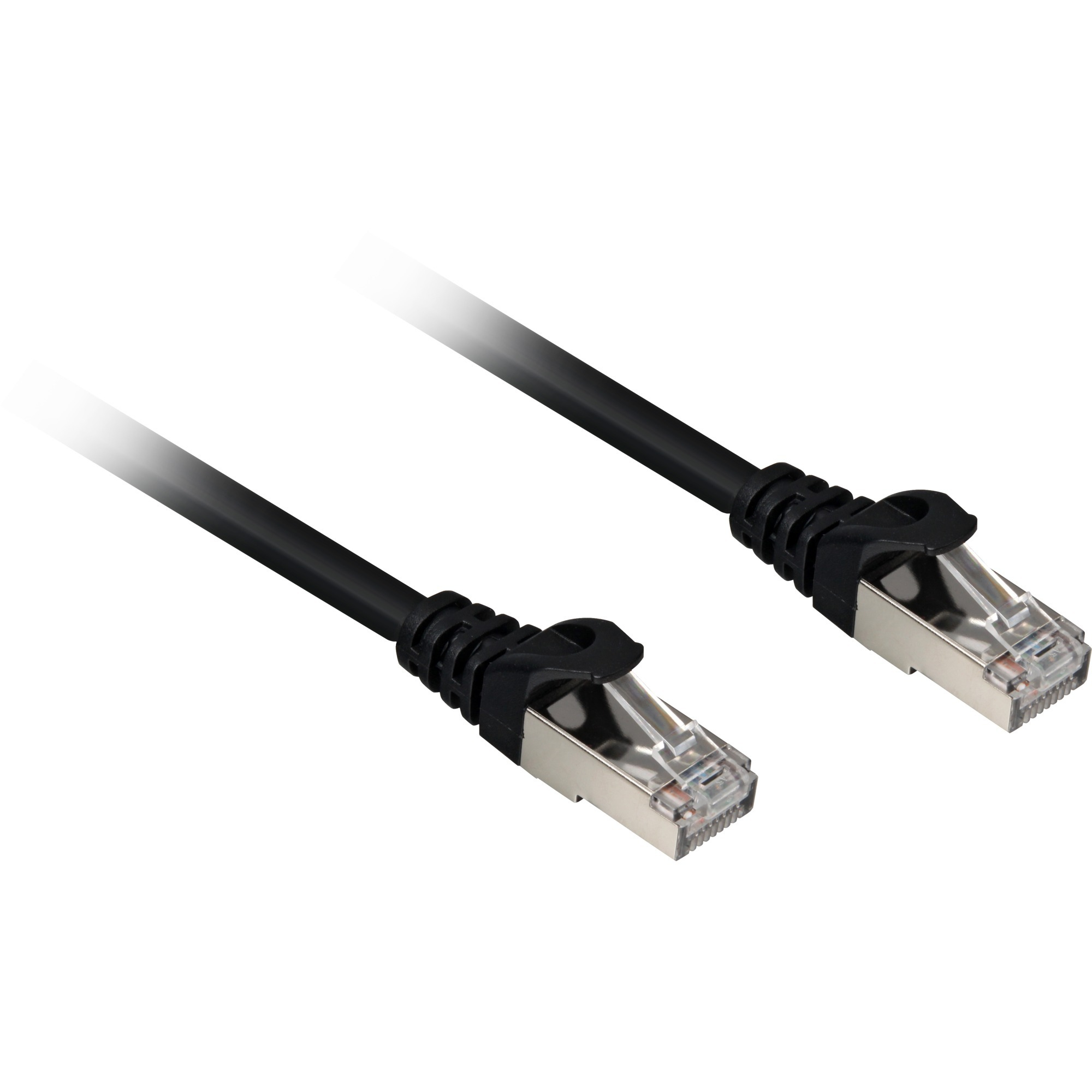 Sharkoon Cat.6a SFTP cable de red Negro 15 m Cat6a S/FTP (S-STP)