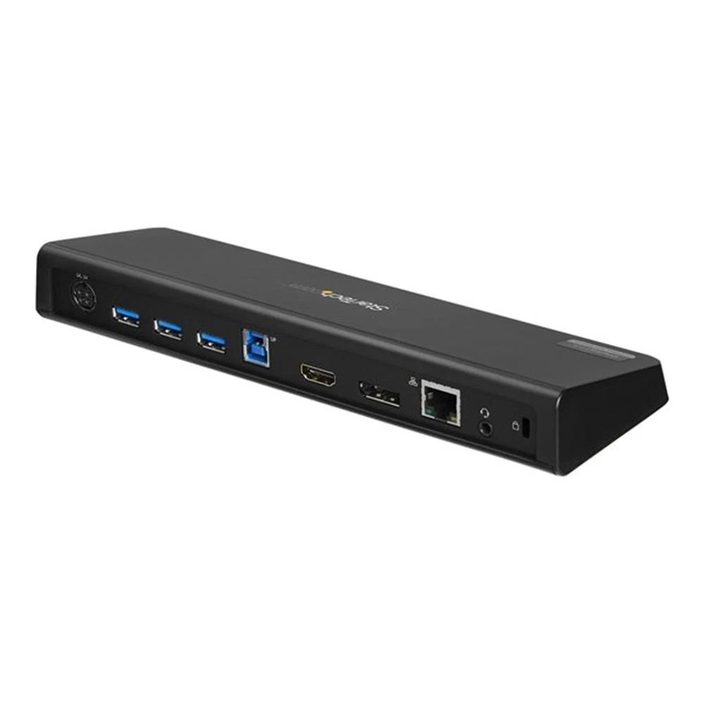 HUB Switch STARTECH USB3DOCKHDPC  | RJ-45 (10/100/1000 Mbps) - Ethernet / Fast Ethernet / Gigabit Ethernet, Negro