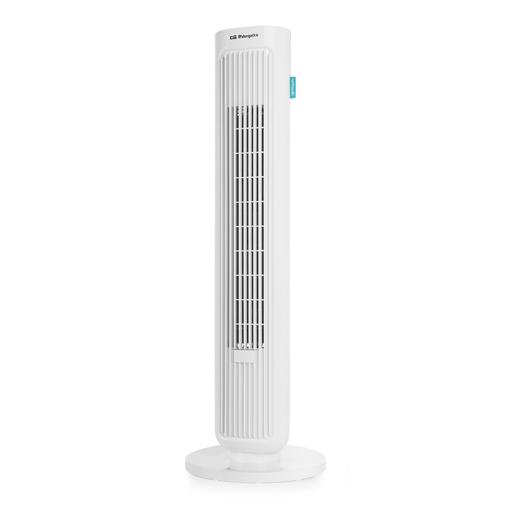 Orbegozo TW 0755 - Ventilador de torre, 3 velocidades de ventilacion. Potencia 45W. Blanco.