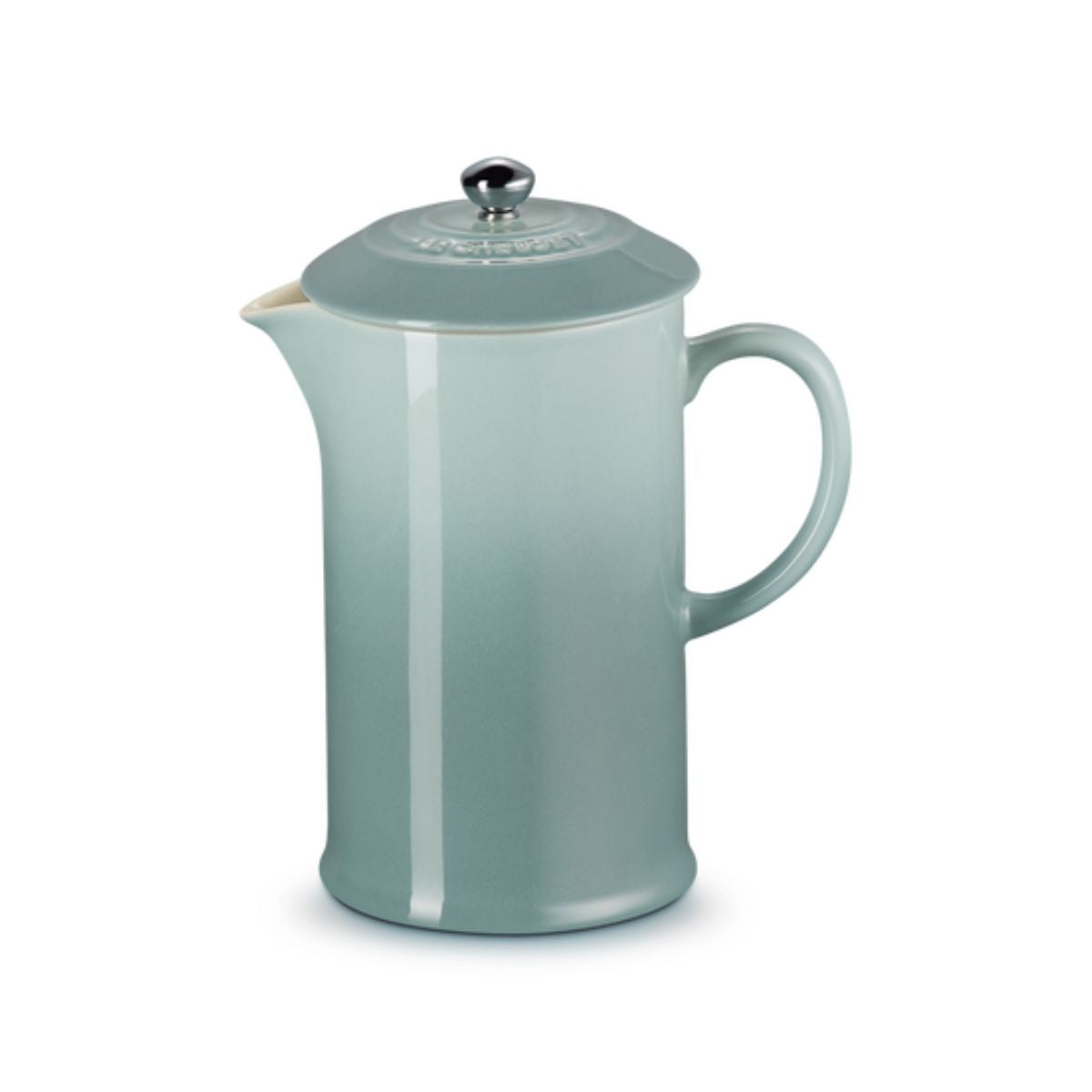 Cafetera de Prensa Le Creuset 800 ml en Cerámica de Gres con Prensa Metálica, Ideal para Café Aromático y Regalo Perfecto