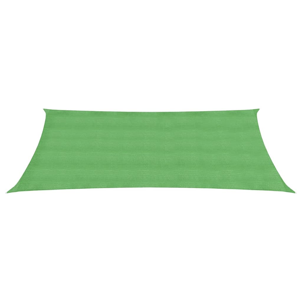 vidaXL Toldo de vela rectangular HDPE 160 g/m² 4x7 m Color Beige, Crema, Verde claro