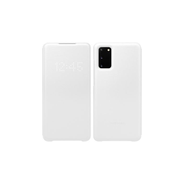 Funda Samsung Smart Led View Para Galaxy S20 Blanco Modelo EF-NG980PW Nuevo