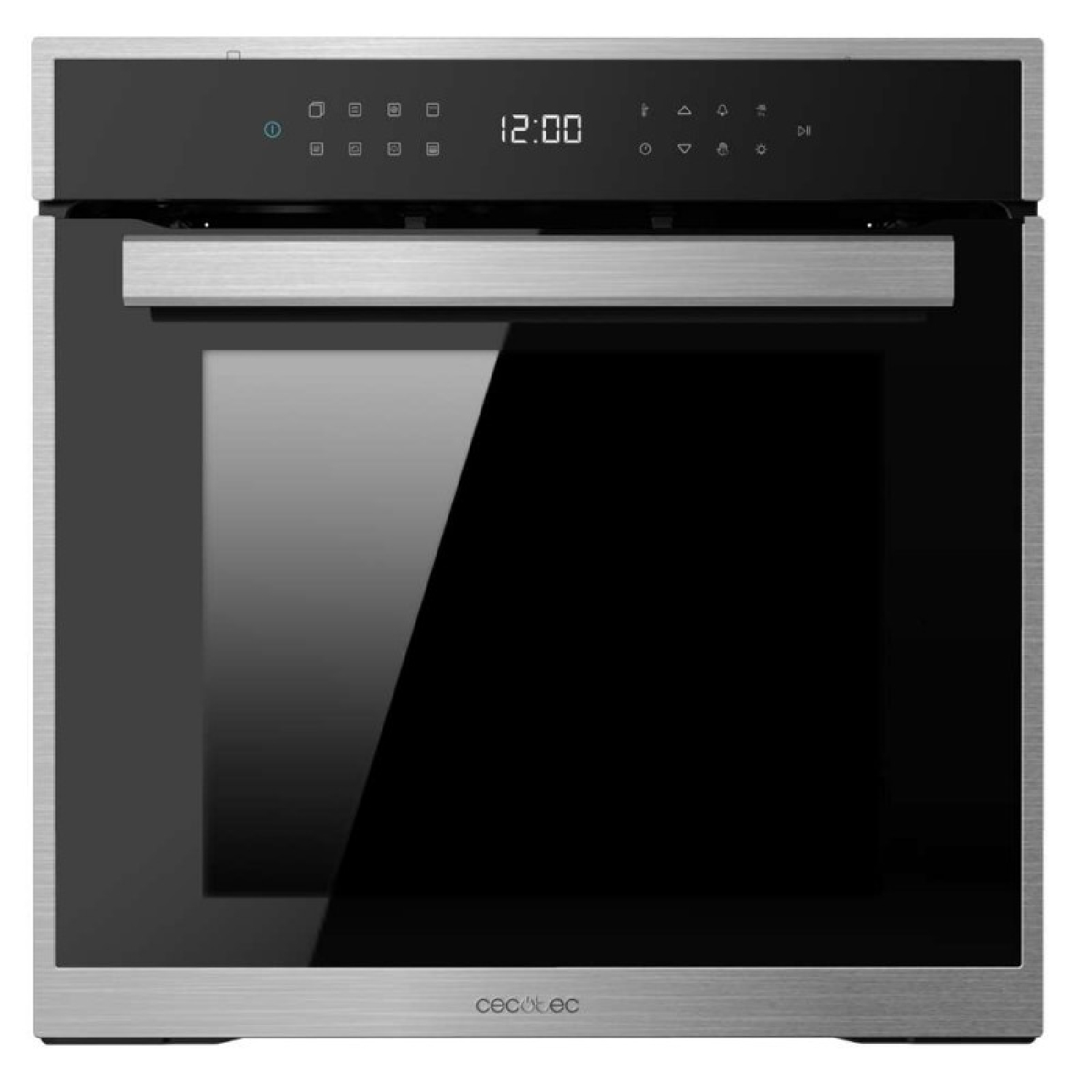 Cecotec Horno Integrable Pirolítico 60cm Bolero Hexa P506000 Edge A+. 3400W, 81L de Capacidad, 11 Funciones con Airfryer Master