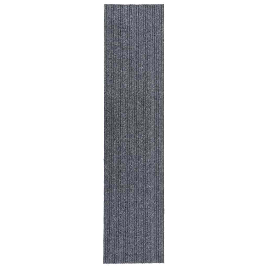 Vidaxl Alfombra de Pasillo Atrapa Suciedad 100x450 Cm Color Antracita Gris