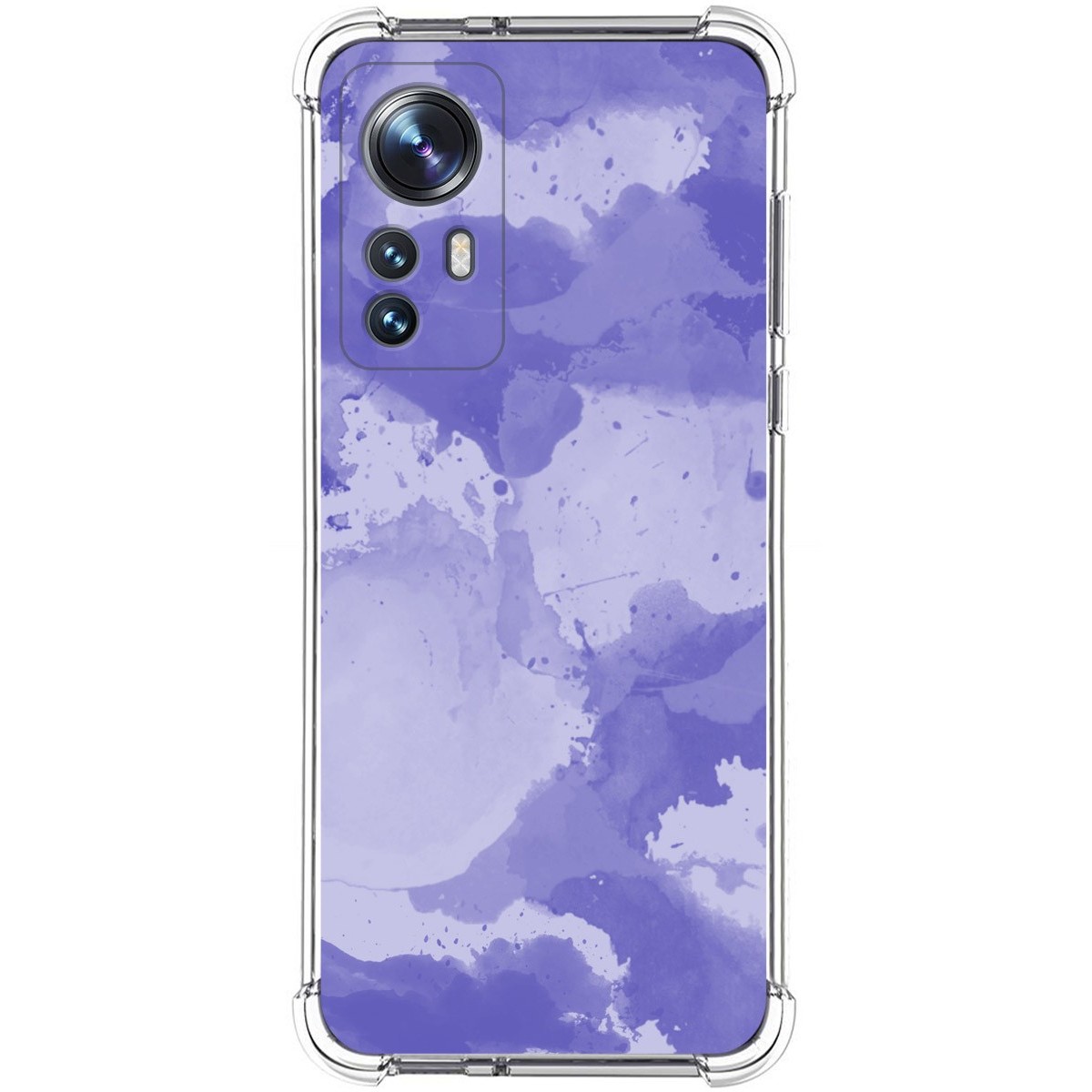 Funda Silicona Antigolpes para Xiaomi 12 / 12X 5G diseño Acuarela 01 Dibujos