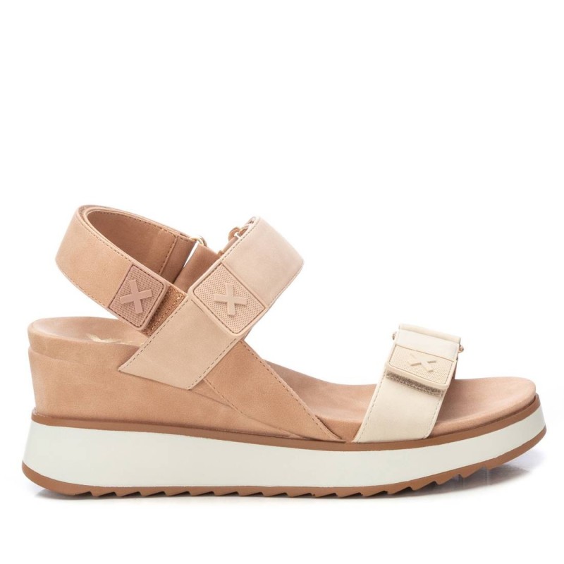 XTI 143848 02  38805 26V SANDALIA CU?A DOS VELCROS TAUPE