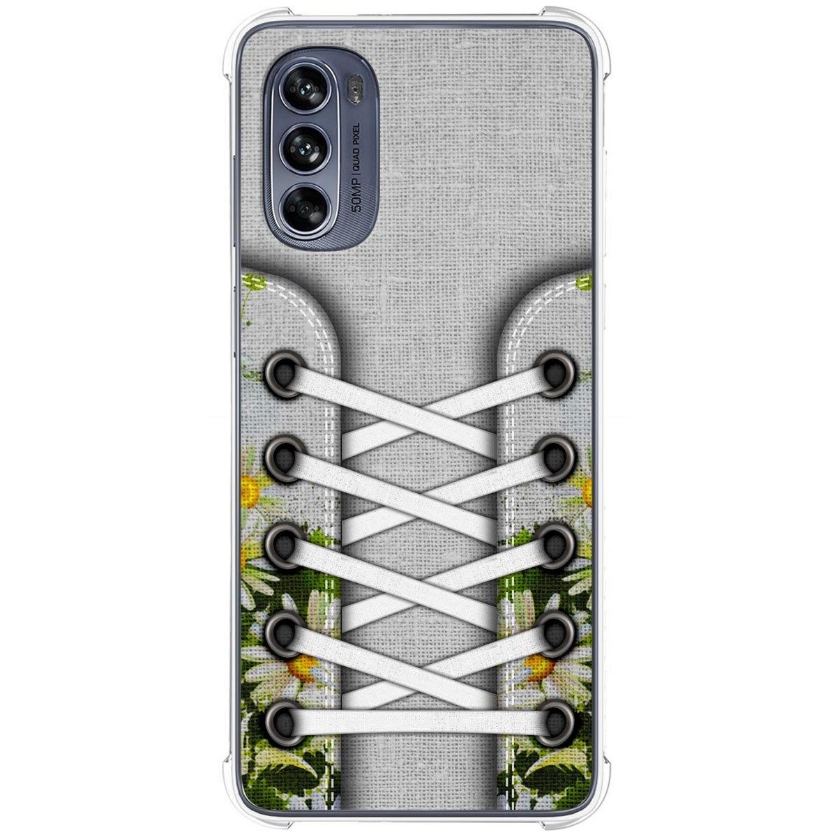 Funda Silicona Antigolpes para Motorola Moto G62 5G diseño Zapatillas 08 Dibujos