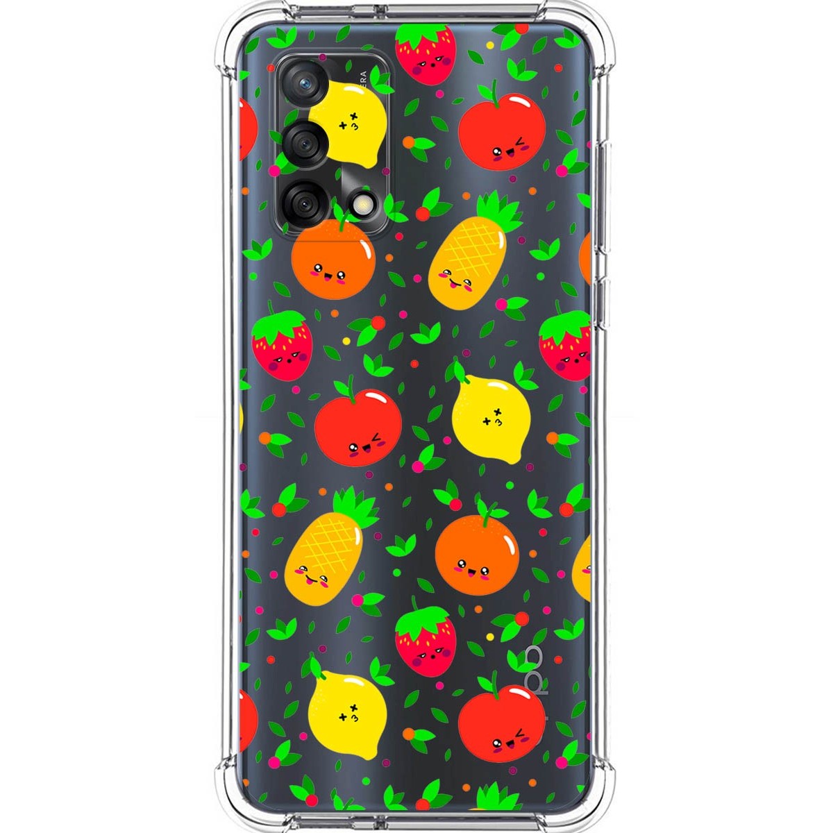 Funda Silicona Antigolpes para Vivo Y52 5G / Y72 5G diseño Frutas 01 Dibujos