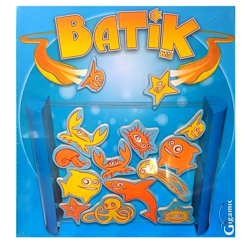 Gigamic Juego de Mesa Batik Kid Peces para Niños y Adultos - Juego de Lógica y Estrategia