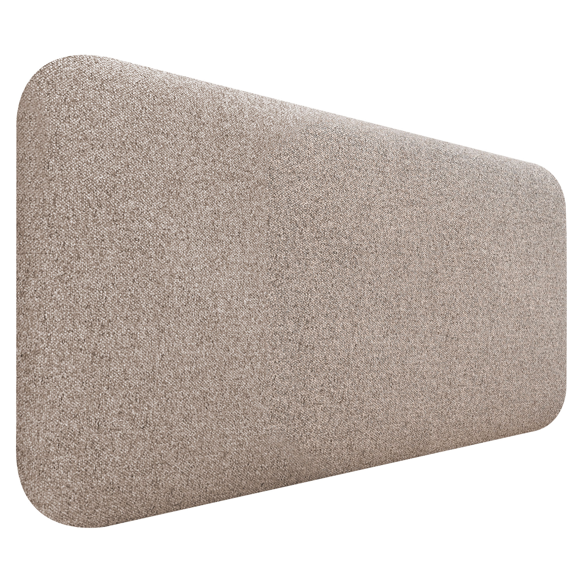 DHOME Cabecero Tapizado Liso Redondeado Tela para Pared Acústicos Cabeceros Absorbentes Cabezal Cama 1