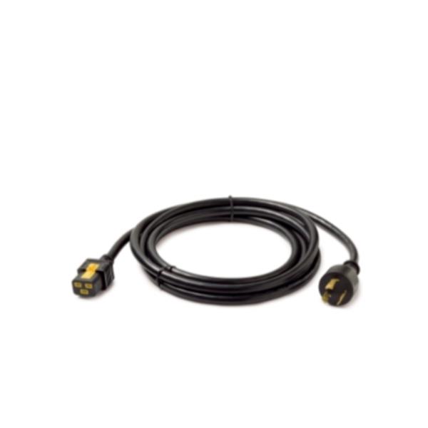 APC AP8753 cable de transmisión Negro 3 m C19 acoplador NEMA L6-20P