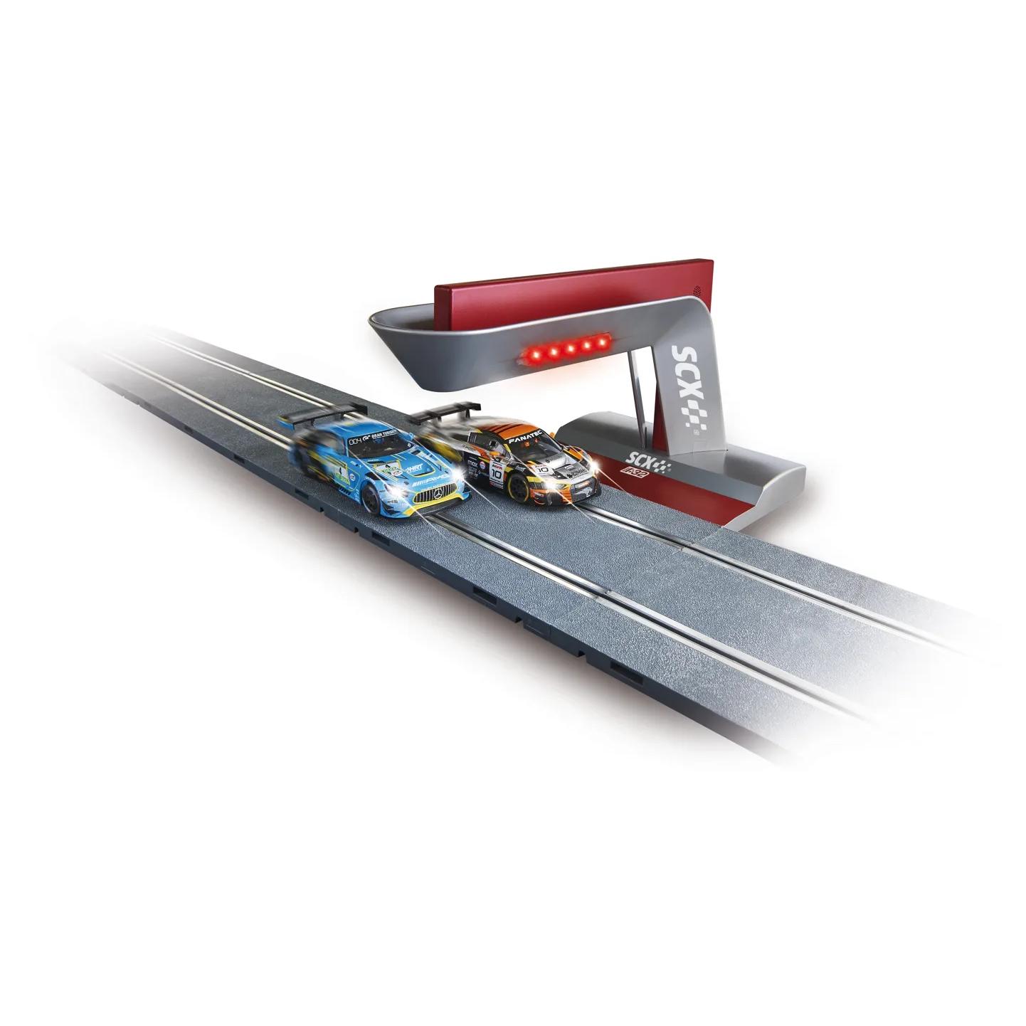 SCX - Semáforo - Accesorios gama Classic para ampliar o mejorar tu pista de carreras o coches de carreras, , Juguetes para niños, Ideal para Regalo, Perfecto para niños y adultos