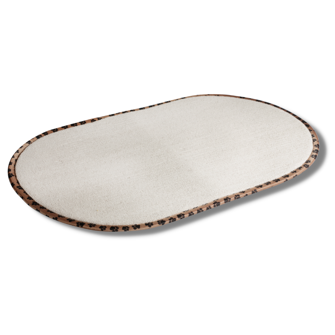 STARLYF Alfombra para mascotas Microfibra PET MAT, 50x30 cm, Absorbente, Confortable, Base antideslizante, Lavado y secado rápido