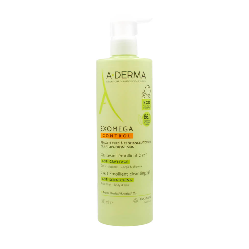 A-Derma Exomega Gel 2En1 Infantil 500 ml