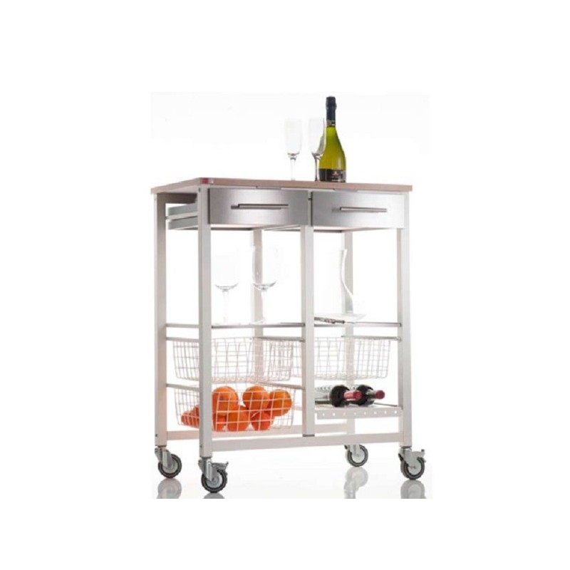 DON HIERRO - Carro de cocina ONDA DOBLE-