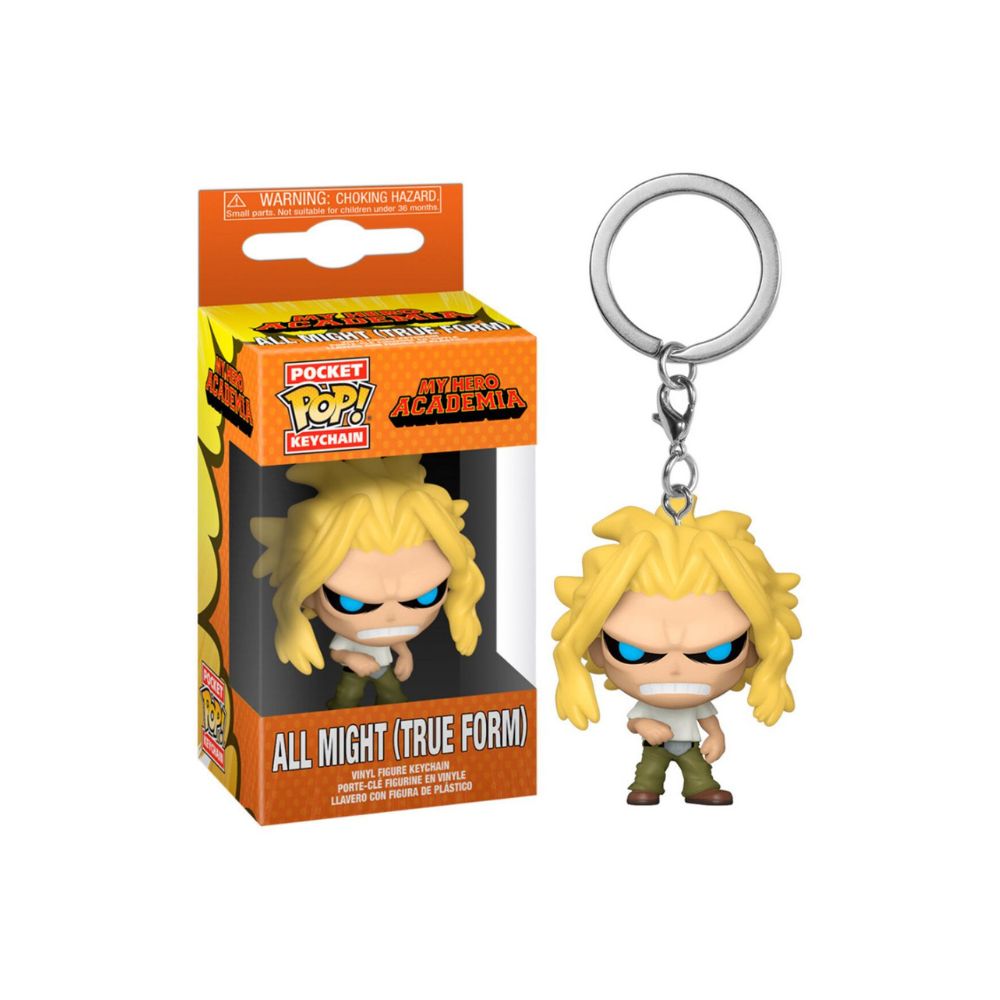 FUNKO POP! KEYCHAIN MY HERO ACADEMIA - ALL MIGHT (VERDADERA FORMA), 48176, TIENDA CON LICENCIA OFICIAL, ENVIO EN 24-48 HORAS EN PENÍNSULA, FIGURA, CABEZÓN, MUÑECO, JUGUETES, SERIE, ANIME, MANGA