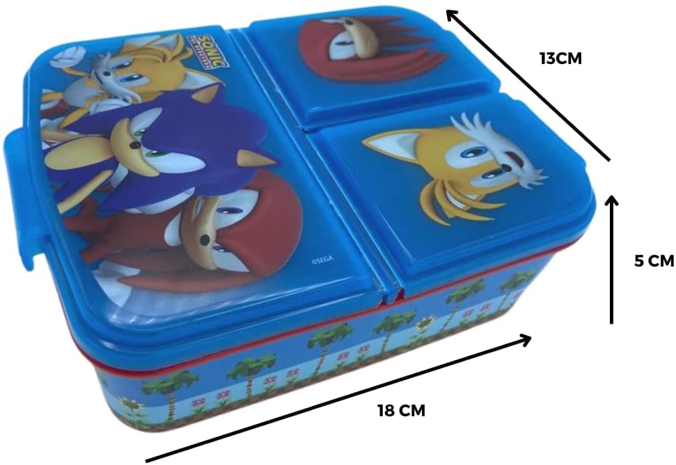 Sonic Fiambrera Infantil Múltiple ❌ ToysManiatic ❌