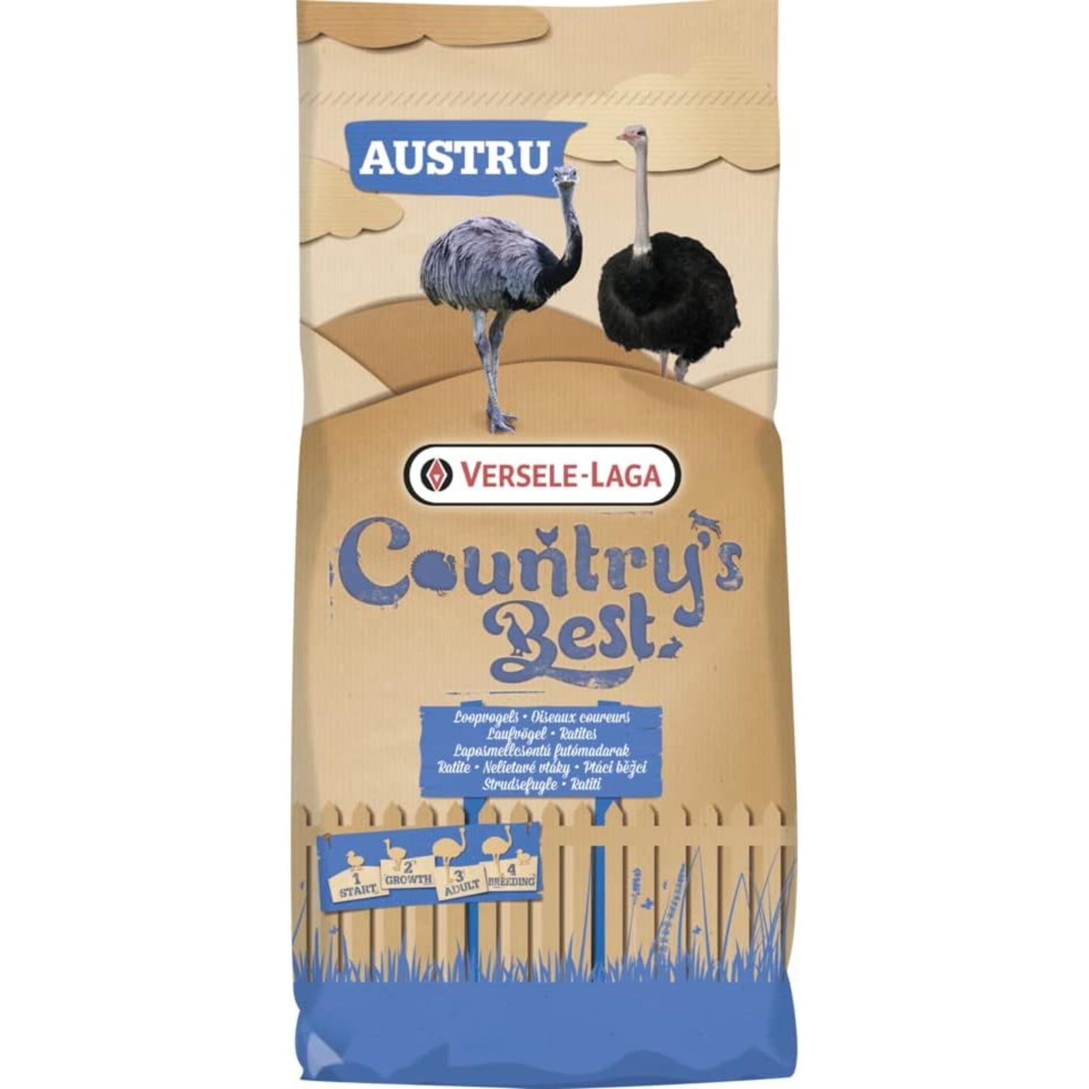 Austru 3 Pellet - Pienso ideal para emús, ñandues y avestruces - 20 kg Versele-Laga