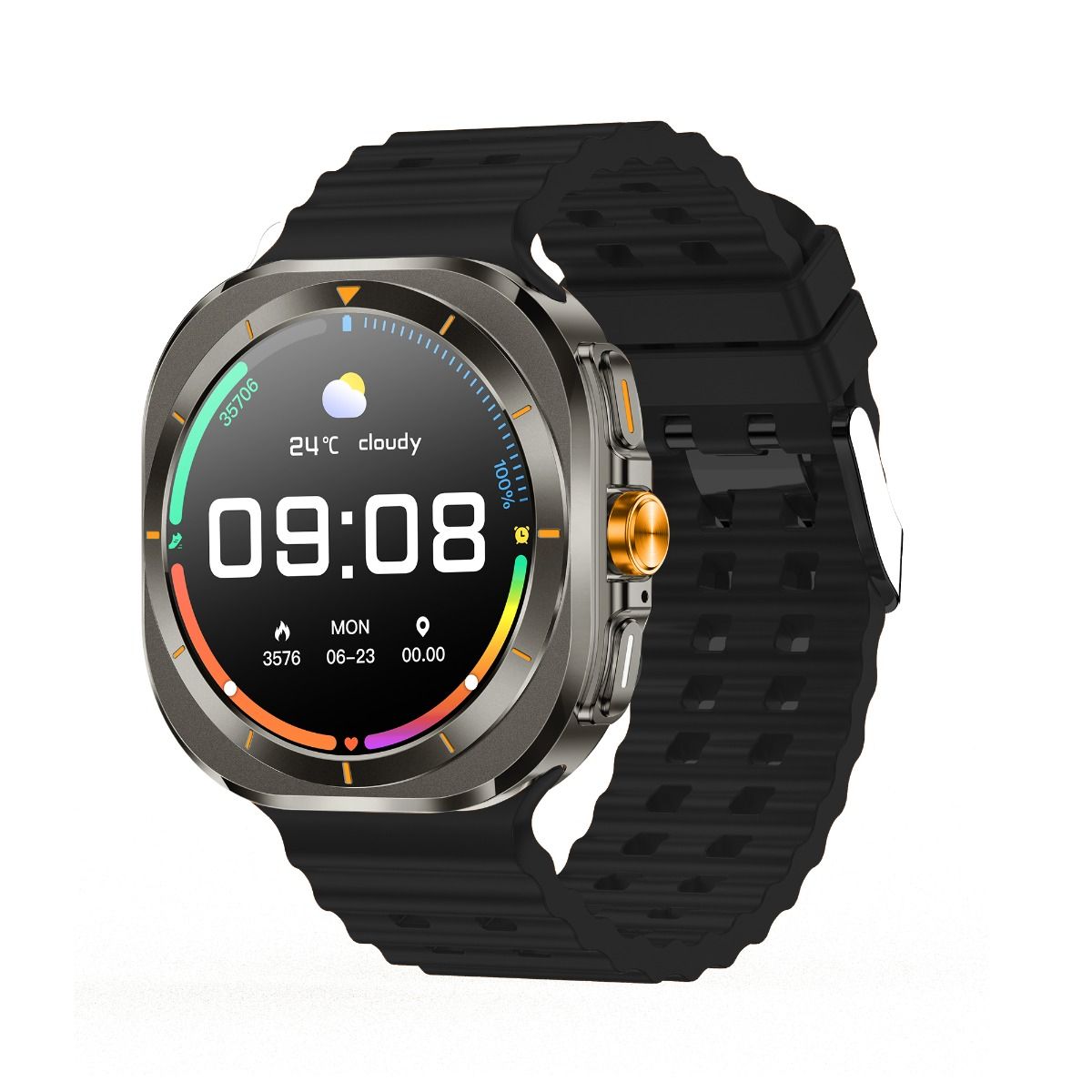 Smartwatch Küken TF7 Ultra con Bluetooth y Pantalla LCD 1,46” - Batería de 300 mAh con carga inalámbrica y autonomía de varios días (según uso) - Conectividad Bluetooth 5.0: llamadas, música y notificaciones directamente desde el reloj