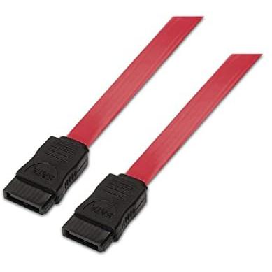 Aisens - cable sata iii datos 6g datos, rojo, 0.5m