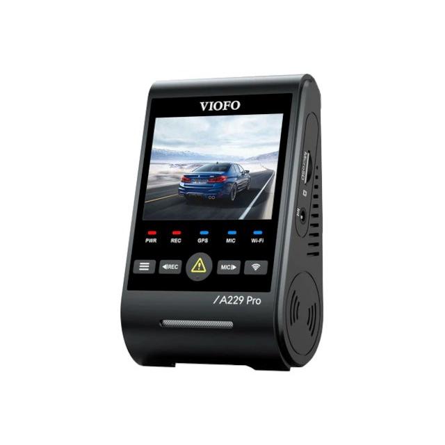 VIOFO A229 PRO 2CH delantero y trasero 4K+2K HDR Dual Dash CAM con STARVIS 2 SENSORES Super Night Vision Control de voz