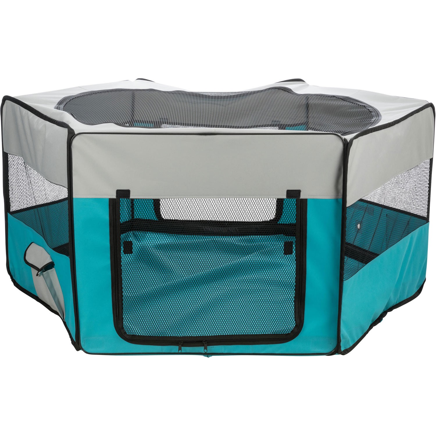 TRIXIE Recinto Exterior turquesa/gris claro