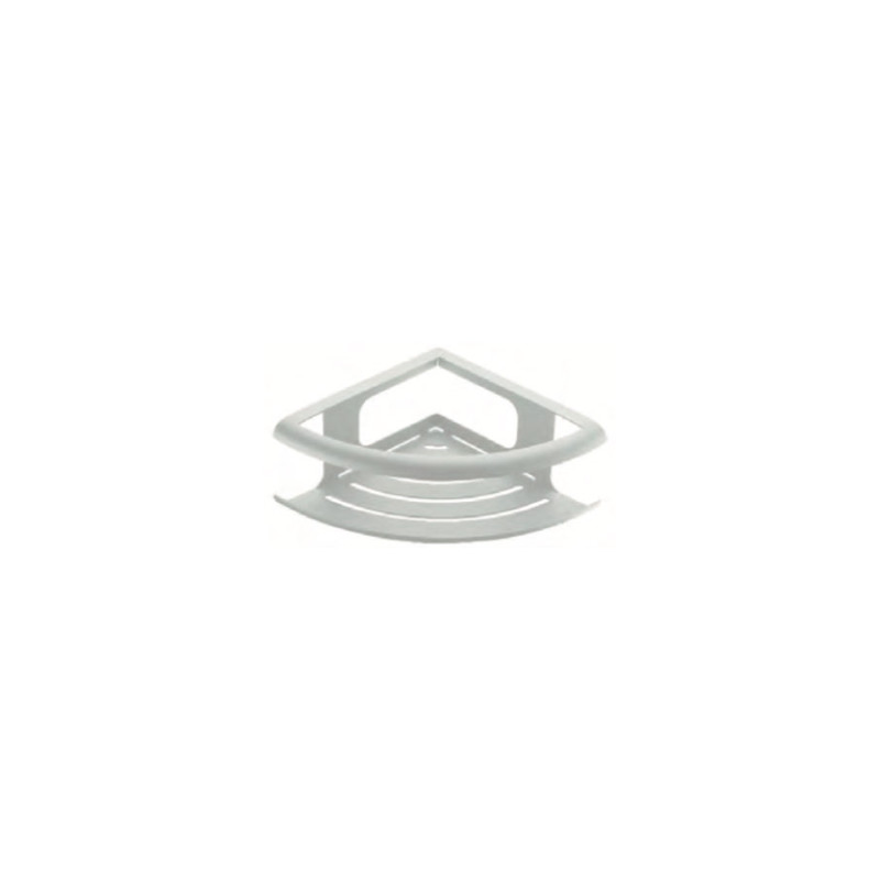 Imex Dhanu ADH010/BL jabonera de rincón moderna acero S304 acabado blanco mate