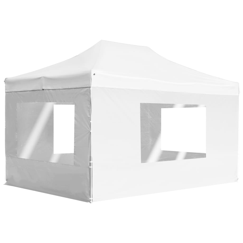 vidaXL Carpa Plegable Profesional con Paredes Aluminio 4,5x3 m Color Antracita,  Azul,  Blanco y mas