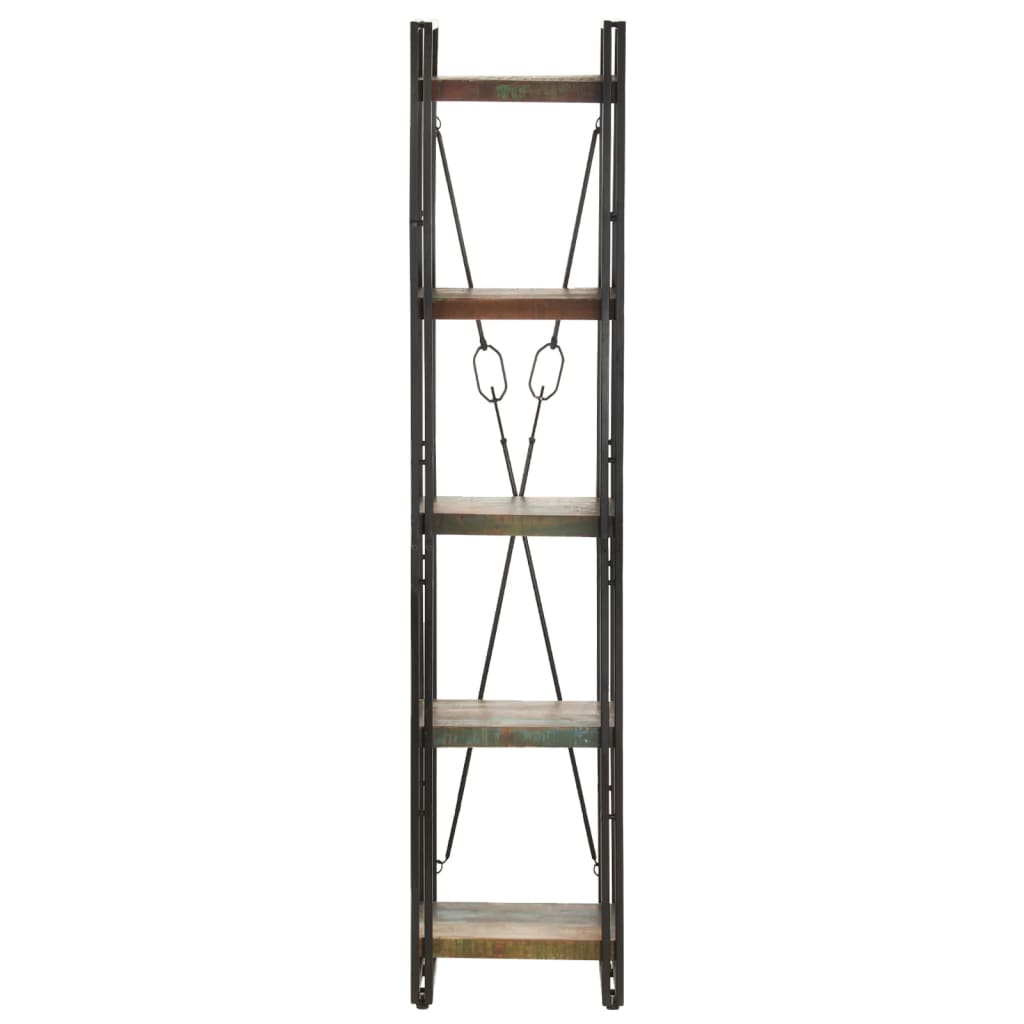 Vidaxl Estantería de 5 Niveles de Madera Maciza Reciclada