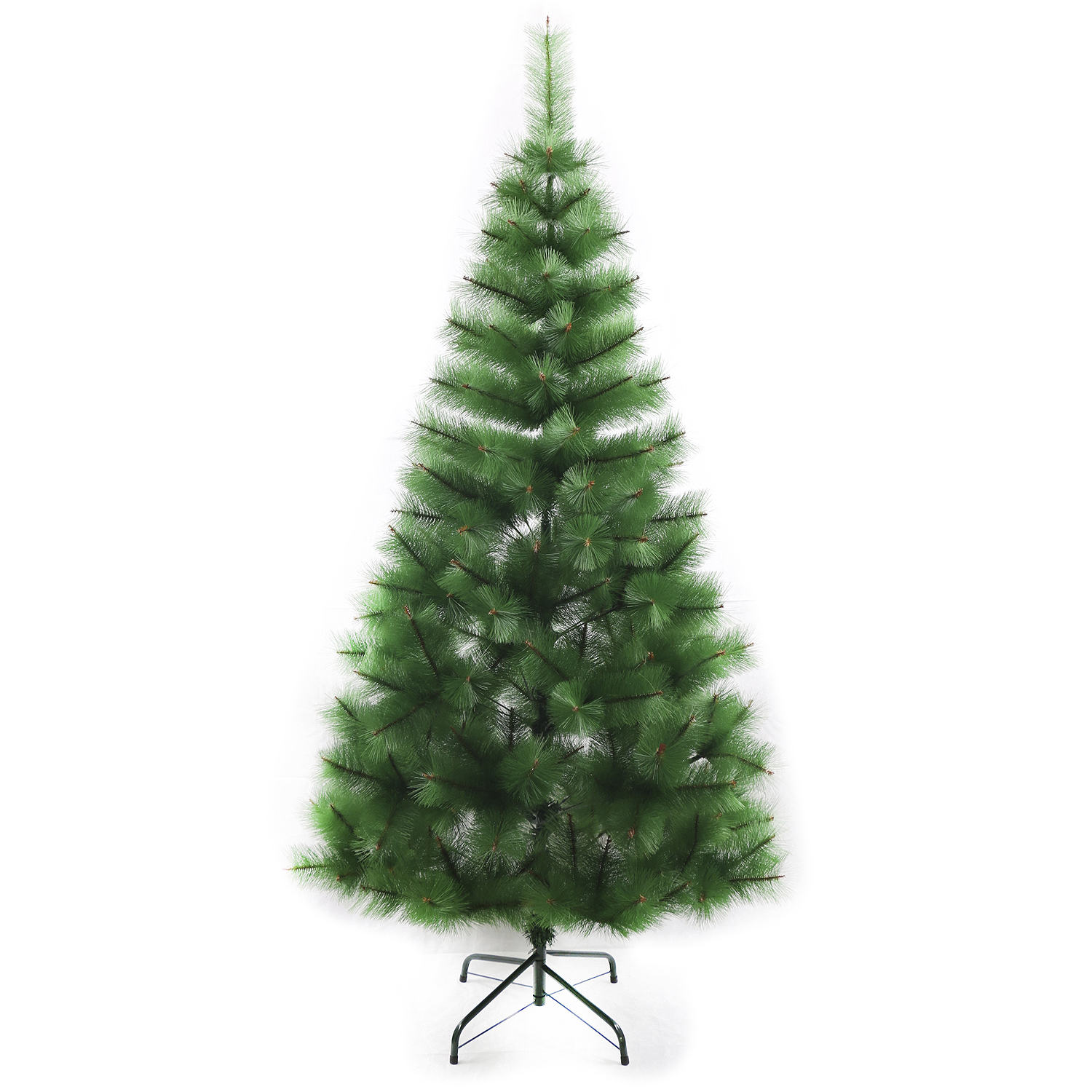 DAM. ARBOL NAVIDAD FIBRA VERDE LISO 150CM 80x80x150cm