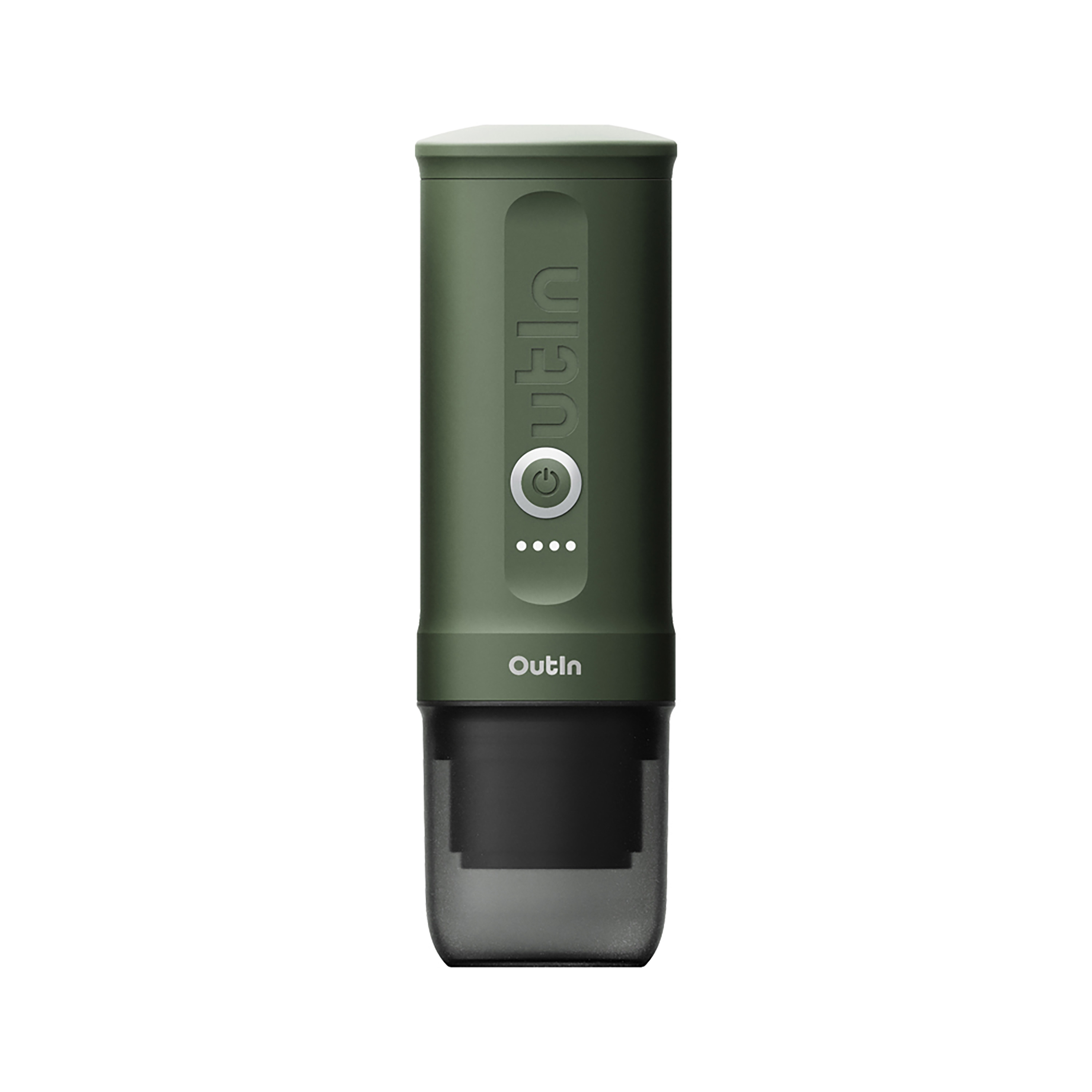 Outin Nano cafetera expreso portátil, verde musgo