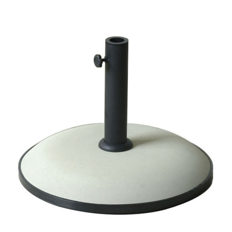 Marbueno base sombrilla redonda cemento 50x37 cm 25KG blanco