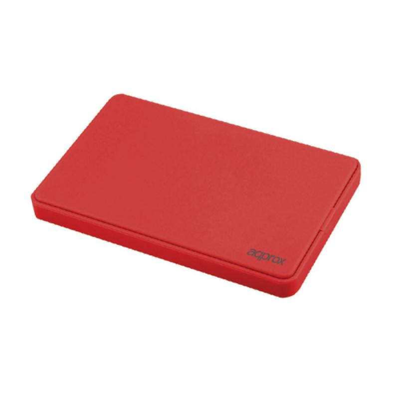 Approx - Caja Externa para HDD 2.5" USB 3.0 Approx APPHDD300R Rojo