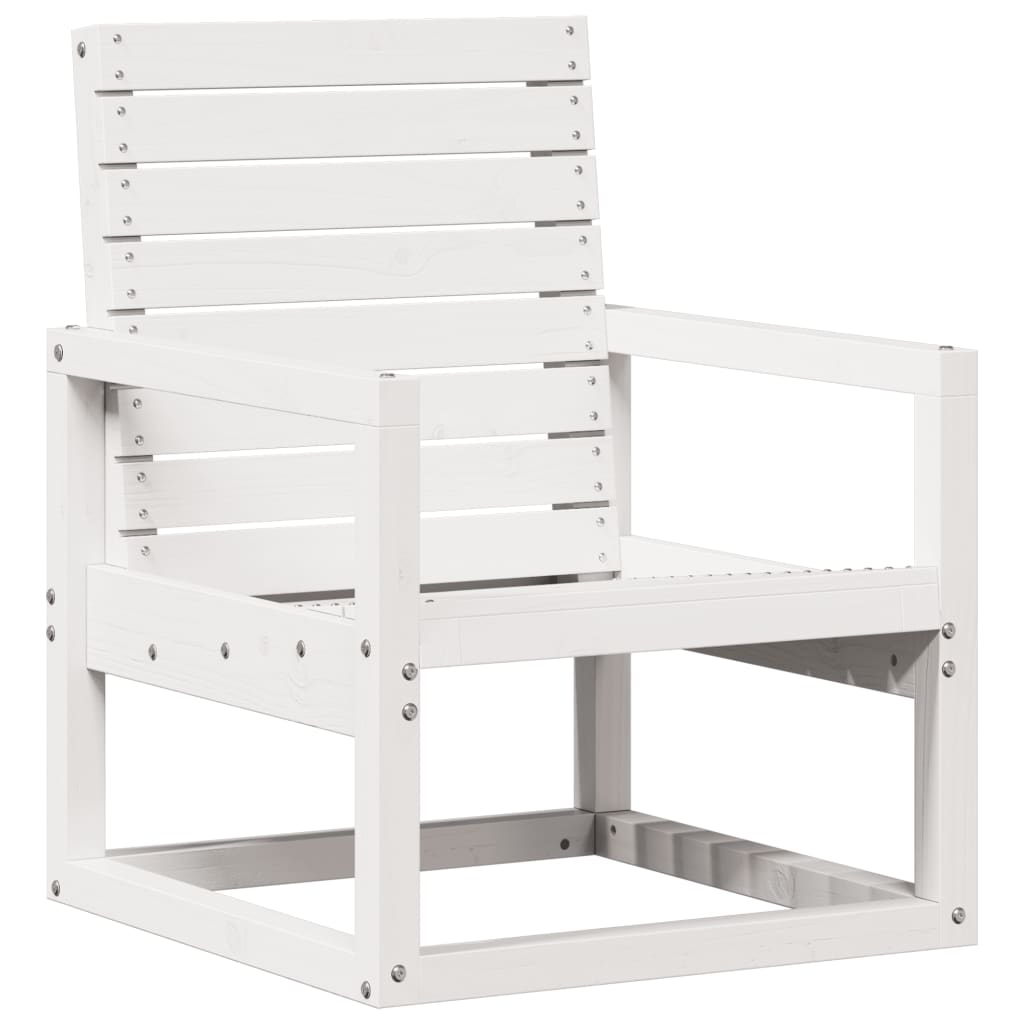vidaXL Silla de jardín madera de impregnada 57,5x63x76 cm