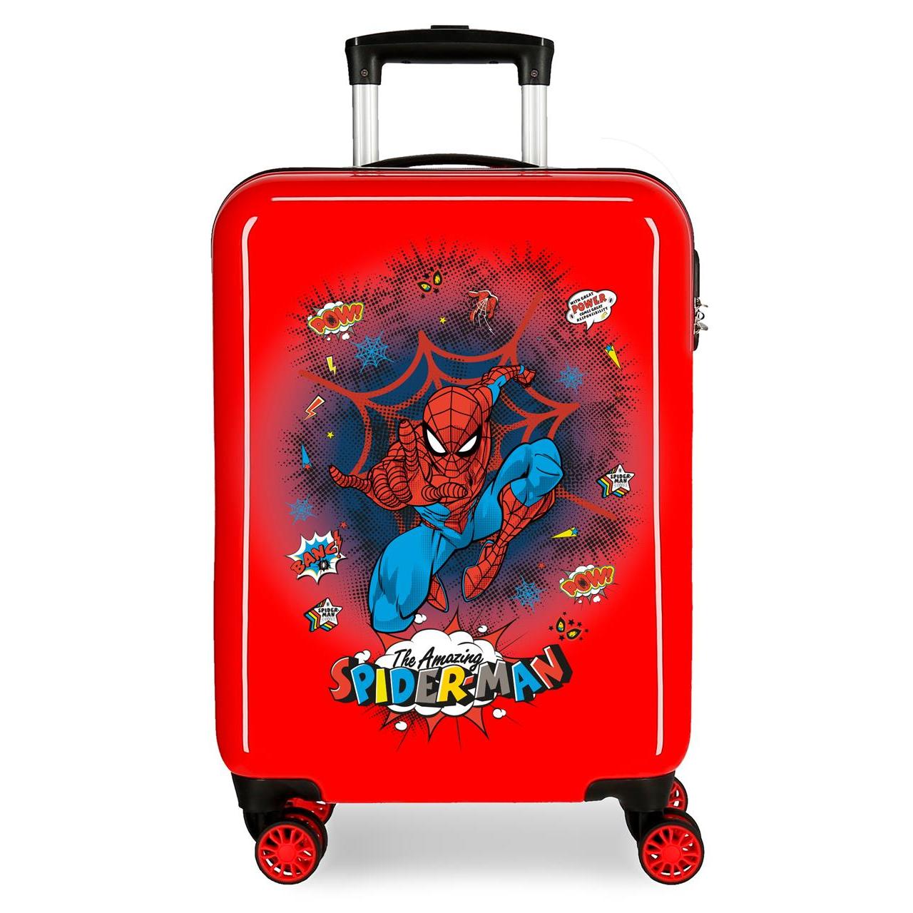 Marvel Spiderman Maleta De Cabina ABS Rígida Spiderman Pop Rojo