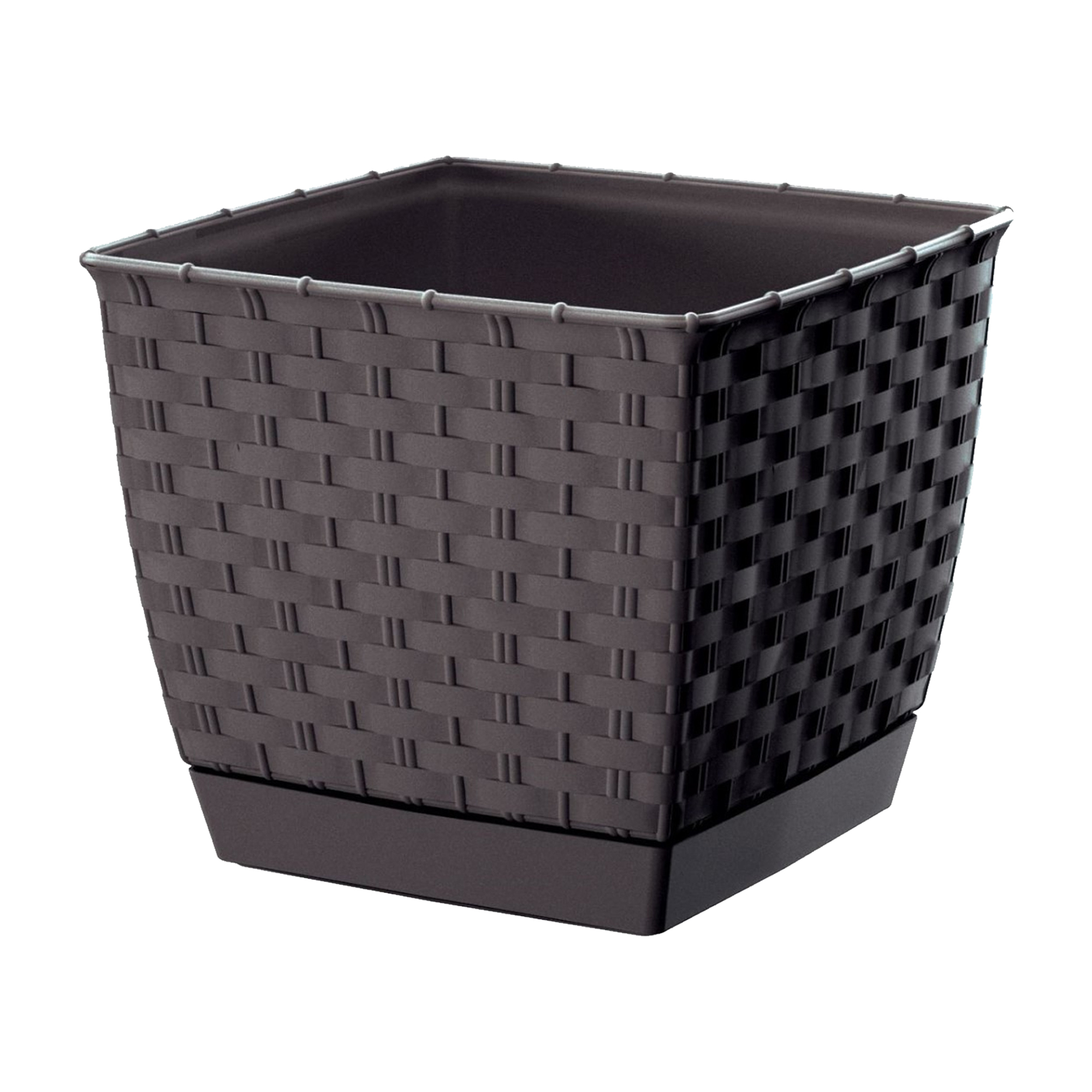 Maceta Prosperplast RATOLLA SQUARE 2.5L Ocre Oscuro para Jardín