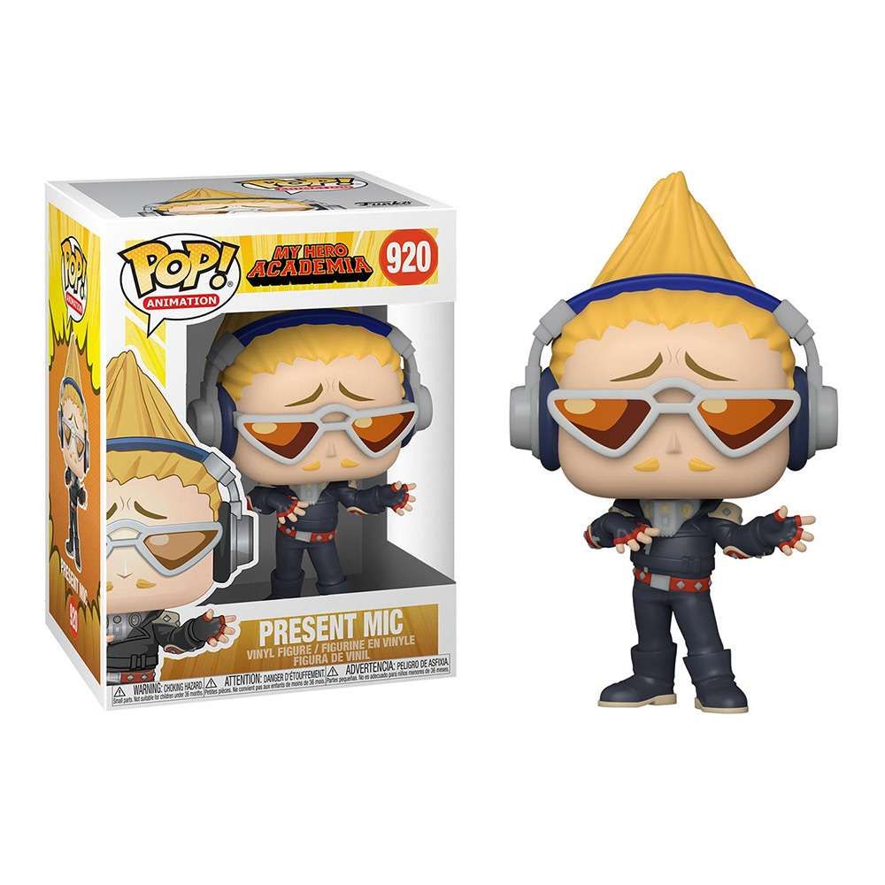 FUNKO POP! MY HERO ACADEMIA - PRESENT MIC, 53813, Nº920, TIENDA CON LICENCIA OFICIAL