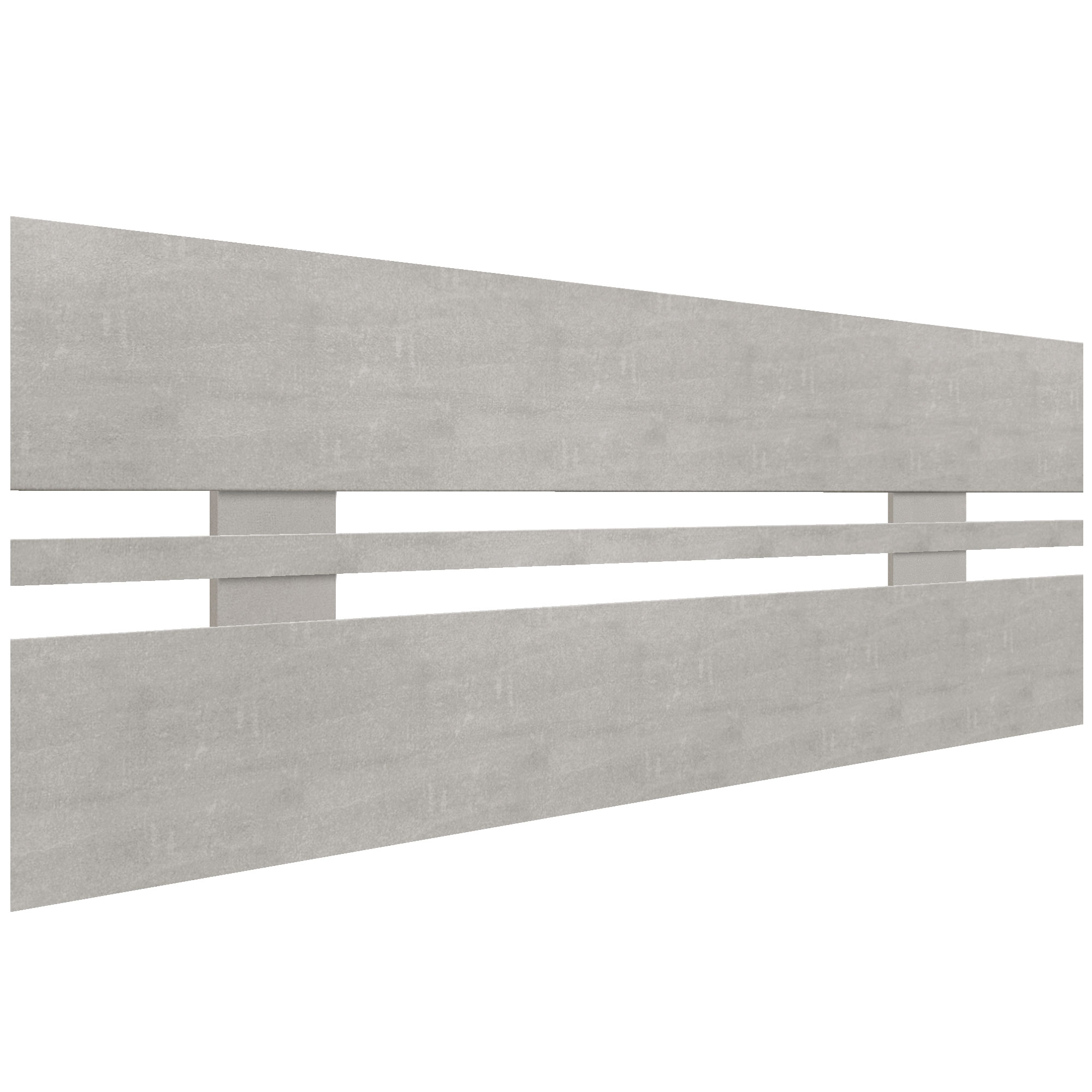 DHOME Cabecero de Madera reciclada DM Horizontal Ancho Cama Palets Herrajes incluidos Listo para colgar