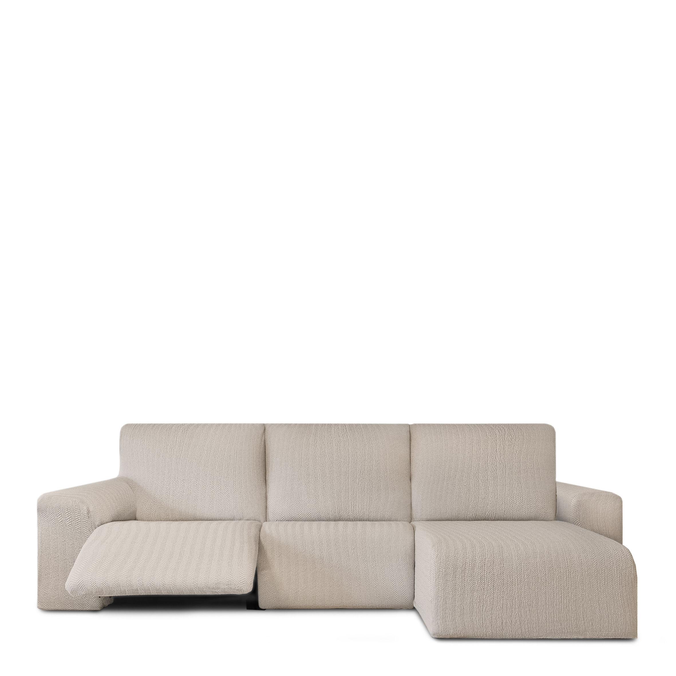 Funda de sofa m/0 ch. longue relax premium jaz derecha (Mirando de frente) c/11 brazo corto, Tamaño brazo corto derecha, 170x310x110cm, Fábricada en España