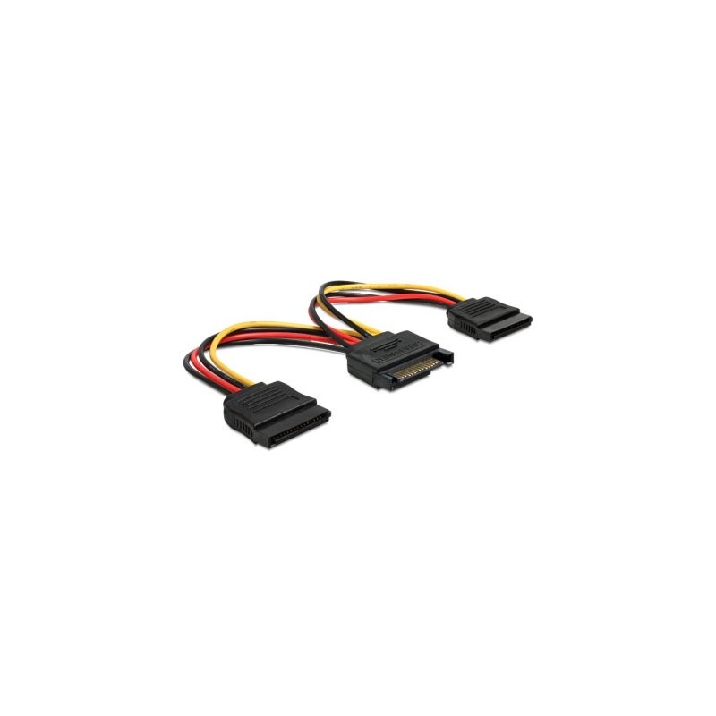 Delock Cable Alimentacion 1 SATA A 2 SATA