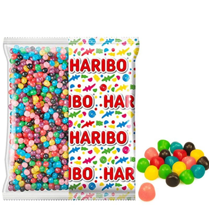 Haribo DRAGIBUS 2KG. Bolsa de Mini Bolitas de Sabores Surtidos Masticables