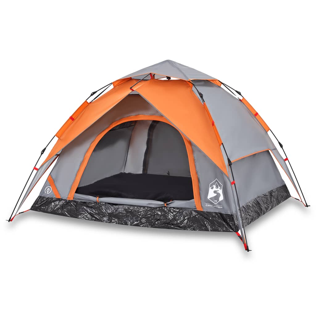 vidaXL Tienda campaña iglú 3 persona tela opaca apertura rápida Color Blanco opaco,  Azul,  Gris y naranja y mas