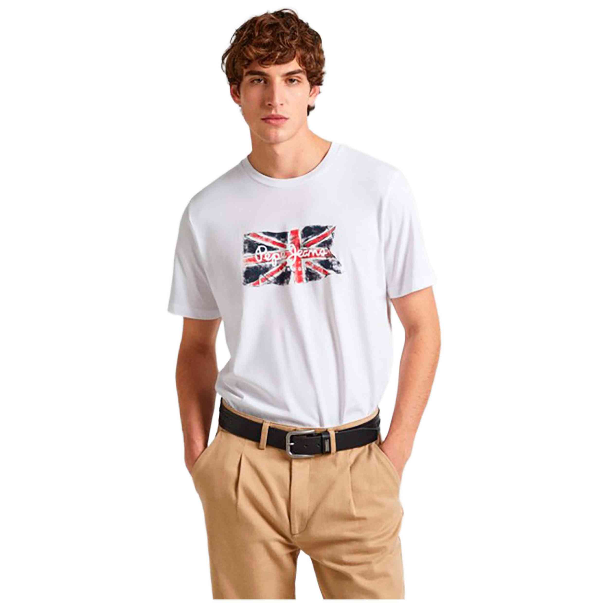 Camisetas De Manga Corta Pepe Jeans para Hombre en color Blanco